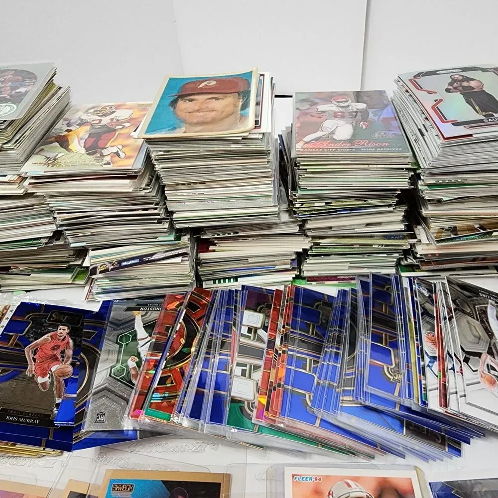 Sports CARD LOT Baseball Football  Basketball Storage Unit Find